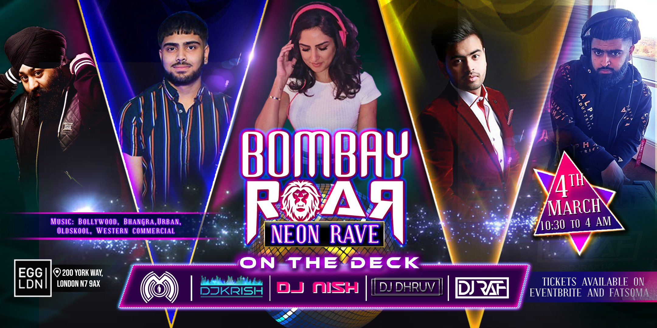 Bollywood Neon Rave Tickets, Fri, Mar 4, 2022 At 10:30 PM | Eventbrite