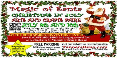 Free Christmas And Holiday Activities Around Reno And Sparks 2022 Magic Of Santa Christmas In July Craft Faire Tickets, Sat, Jul 9, 2022 At  9:00 Am | Eventbrite