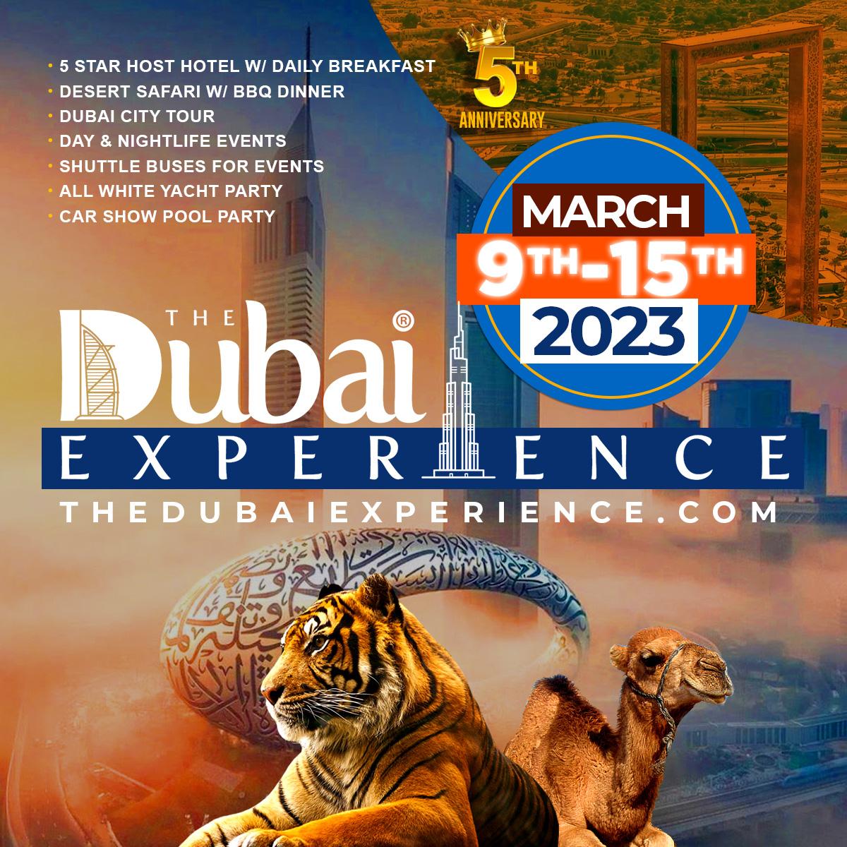 THE DUBAI EXPERIENCE 5th Anniversary March 9 - 15, 2023 image