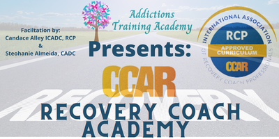 CCAR Recovery Coach Academy Tickets Mon Nov 14 2022 at 9:00 AM
