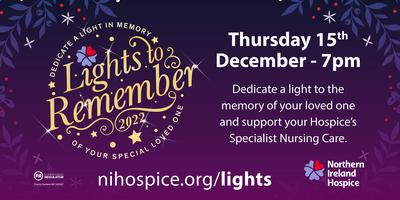 NI Hospice Lights to Remember Service 2022 Tickets, Thu 15 Dec 2022 at ...