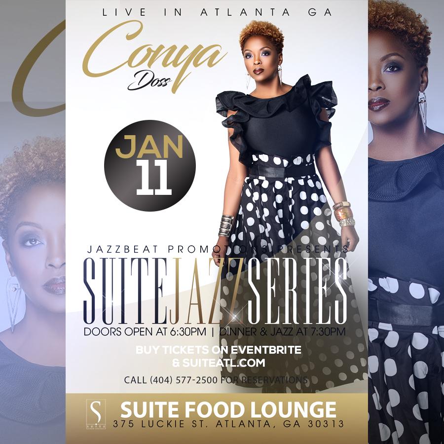 Conya Doss Live at Suite - The Fun Singles - Atlanta, GA