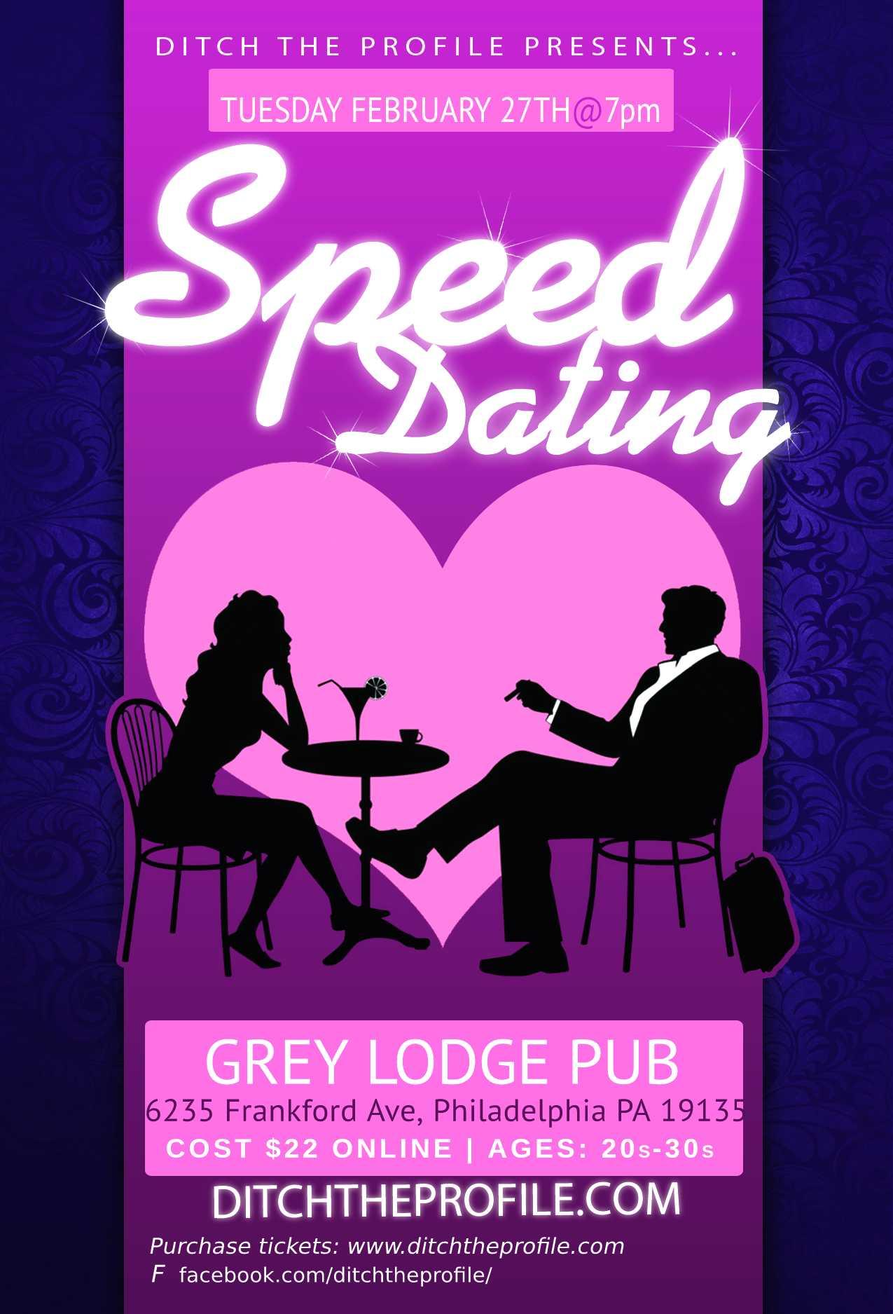 NE Philly Speed Dating 20's30's! The Fun Singles Philadelphia, PA