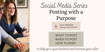 Posting with a Purpose Tickets, Mon, 6 Feb 2023 at 12:00 PM | Eventbrite