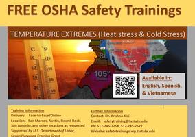 FREE - OSHA Temperature Extremes (Heat & Cold Stress)Training ...