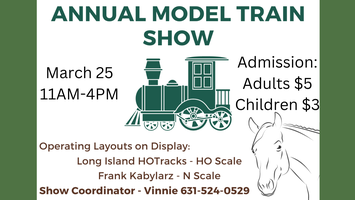 Annual Model Train Show Tickets, Sat, Mar 25, 2023 at 11:00 AM | Eventbrite