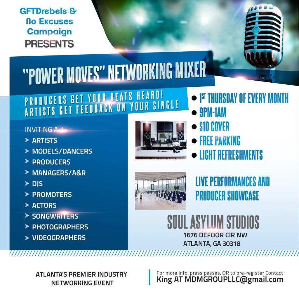 POWER MOVES Industry Networking Mixer