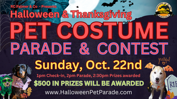 Halloween & Thanksgiving Pet Costume Parade & Contest Tickets, Sun