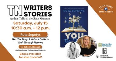 Tn Writers Tn Stories: Ruta Sepetys Tickets, Sat, Jul 15, 2023 At 10:30 