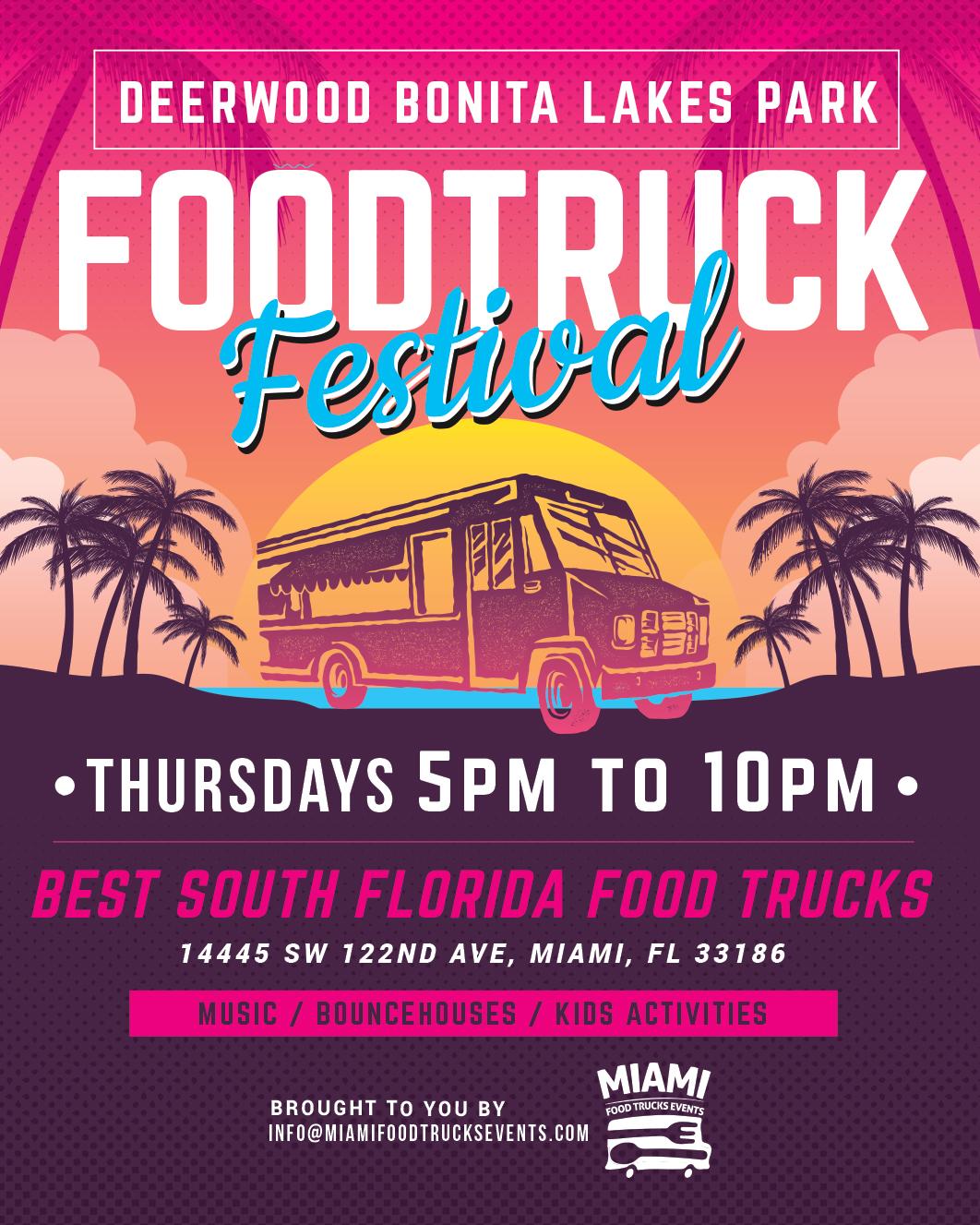 Deerwood lakes park food Trucks Festival 30 APR 2020