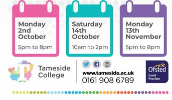 Tameside College Open Event Tickets, Ashton-under-Lyne | Eventbrite