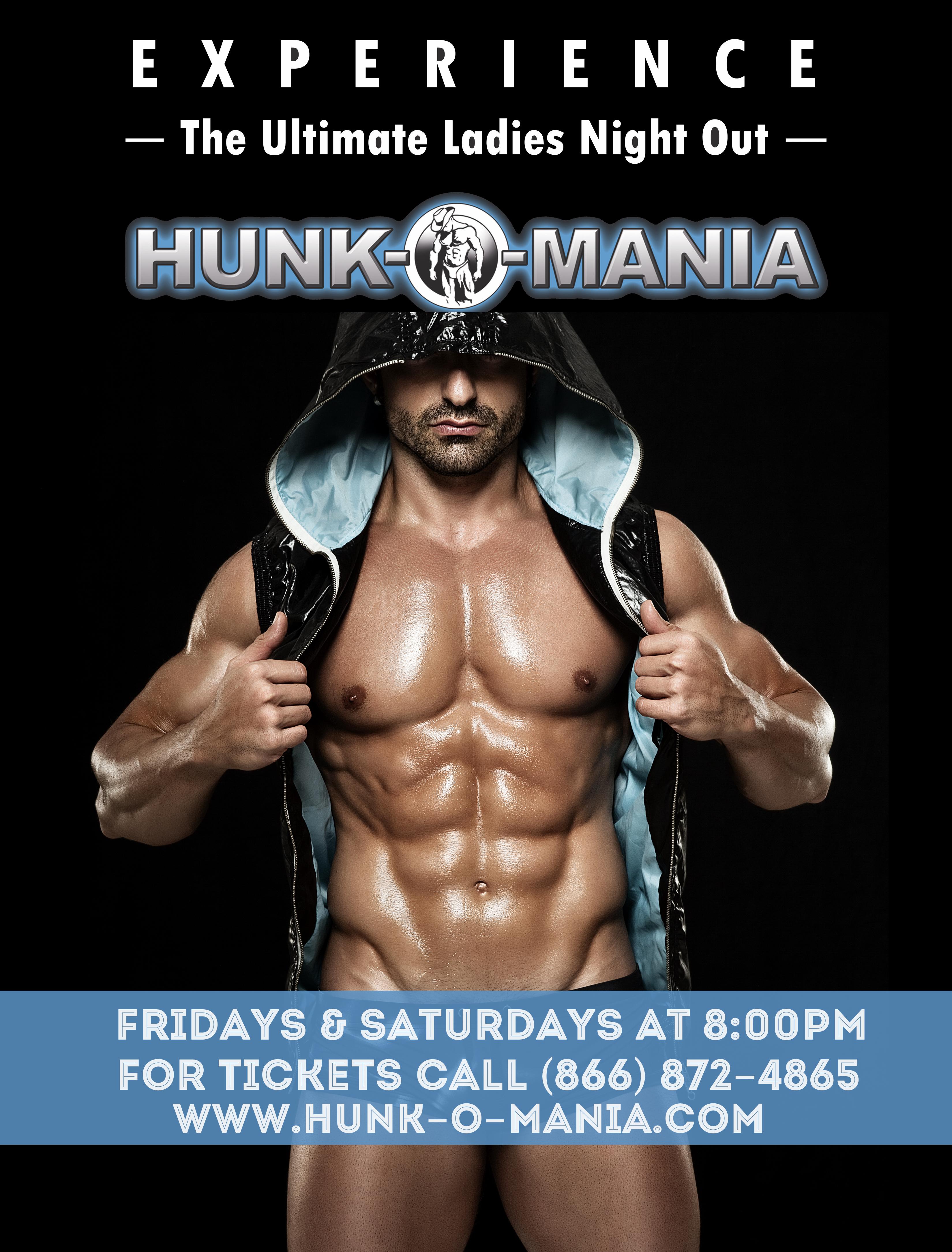 Hunk-O-Mania Male Revue Show - New Orleans