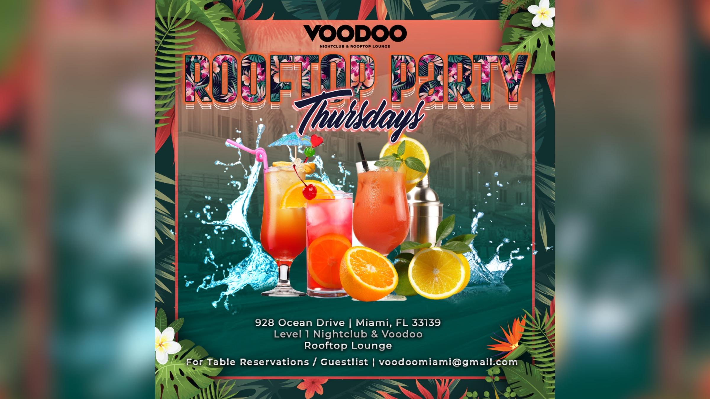 Thursday Party - Voodoo South Beach