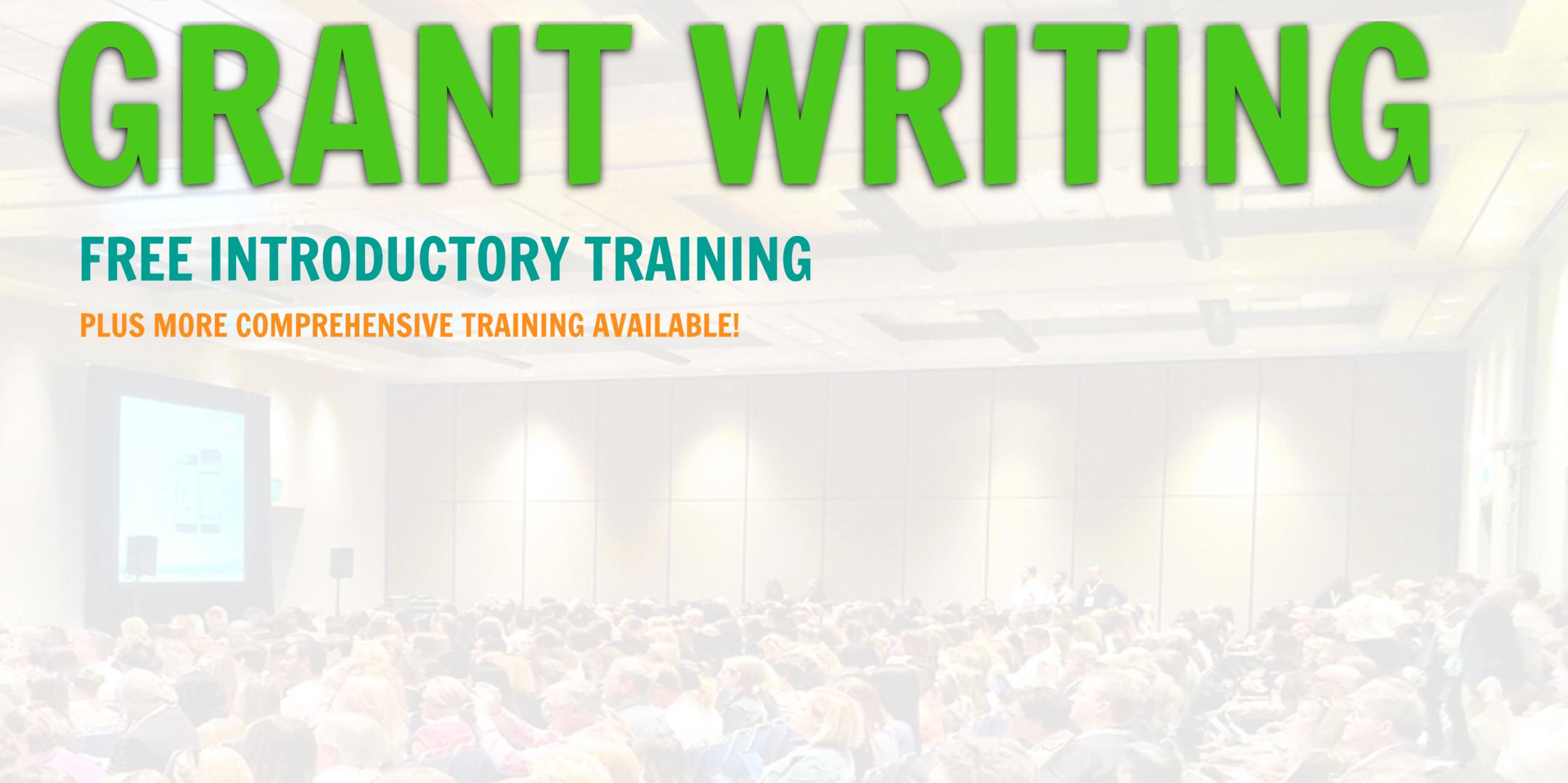 Grant Writing Introductory Training... Denver, Colorado 