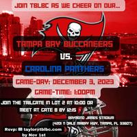 TAMPA BAY BUCCANEERS LOWER ROW B TICKETS vs CAROLINA PANTHERS ~ DECEMBER 3