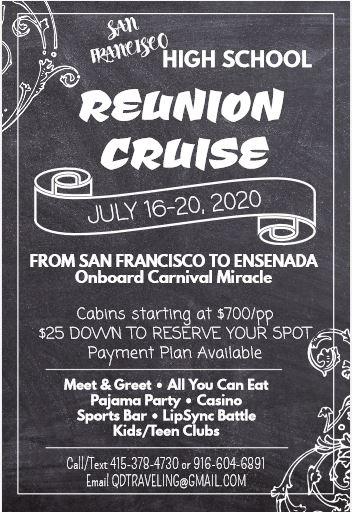 SF High School Reunion Cruise