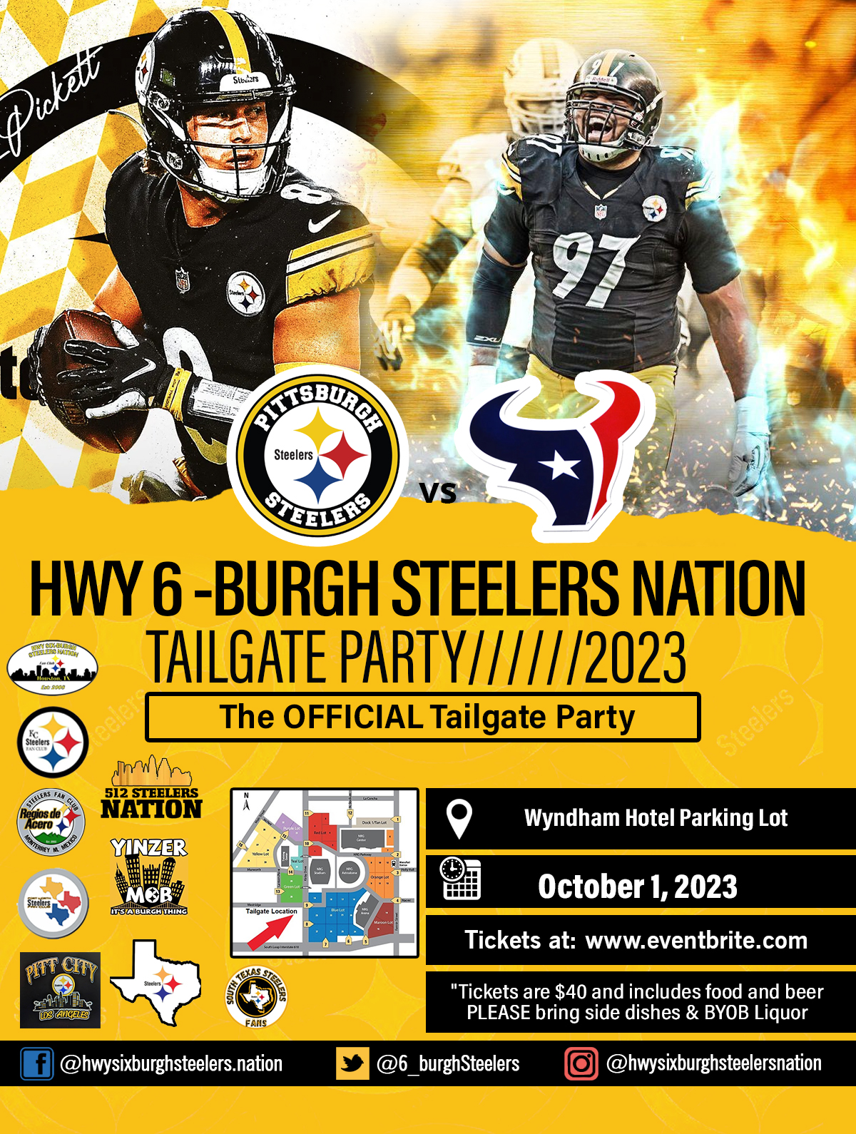 steelers tailgate tickets