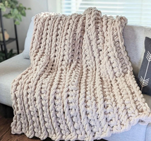 Chunky Blanket Arm Knitting: In-Person Workshop Westwood, NJ 2/18