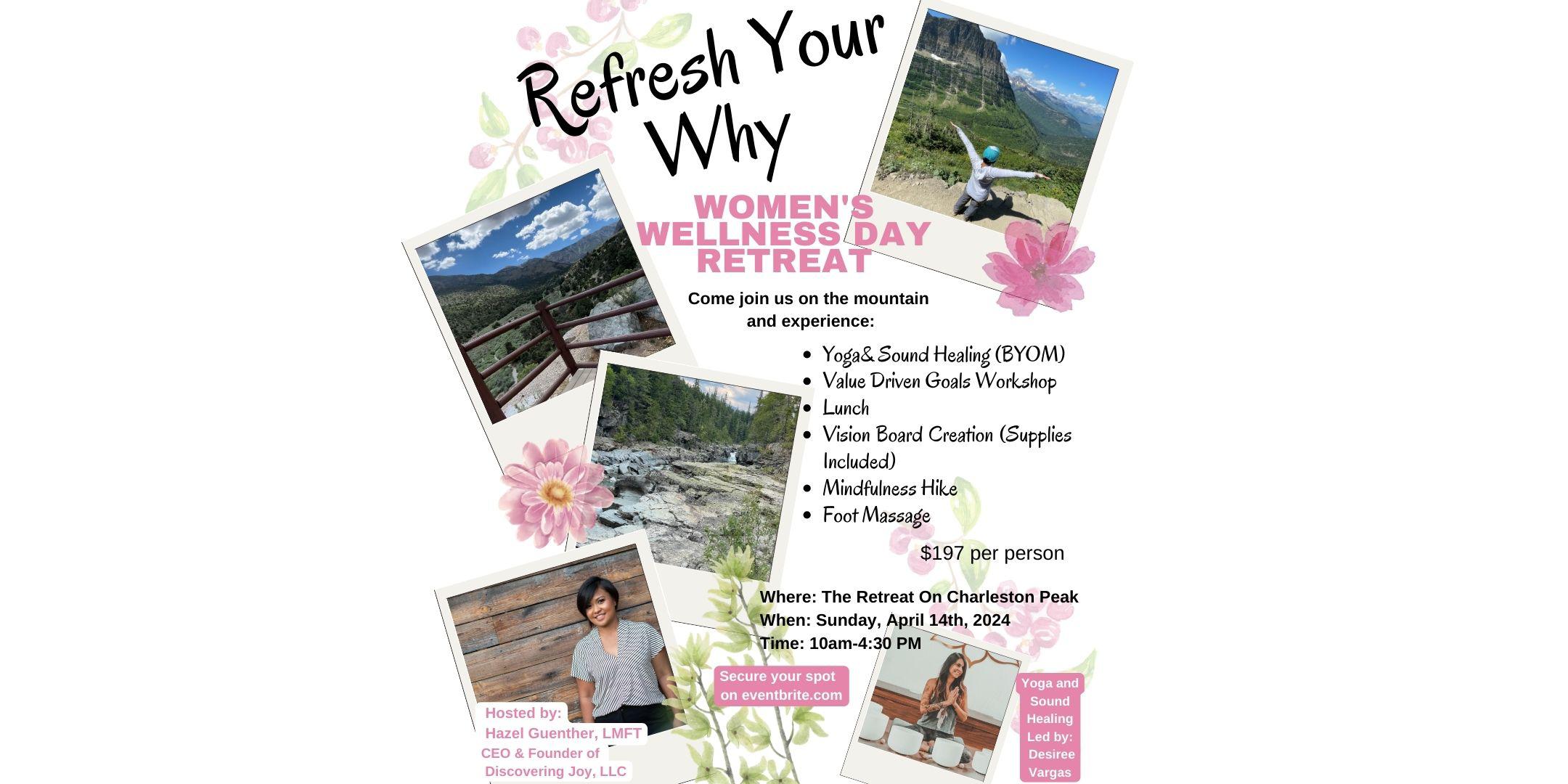 Refresh Your Why Women's Wellness Day Retreat Tickets, Sun, Apr 14, 2024 at  10:00 AM