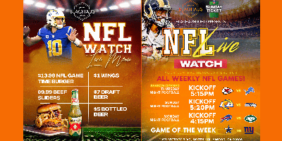 NFL Watch Live at Blaqhaus Noho Tickets, Thu, Oct 5, 2023 at 5:00