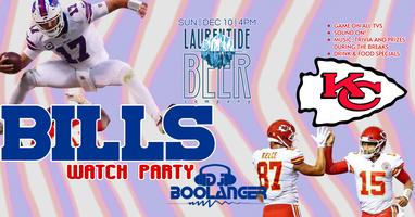 Buffalo Bills vs KC Chiefs Watch Party at Laurentide Beer Company