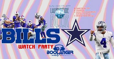 Buffalo Bills vs NY Giants SNF Watch Party at Laurentide Beer