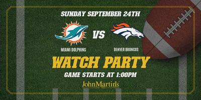 How to watch the Denver Broncos vs. Miami Dolphins game this