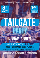 Chemistry Tailgate Party Tickets, Sun, Oct 8, 2023 at 10:00 AM