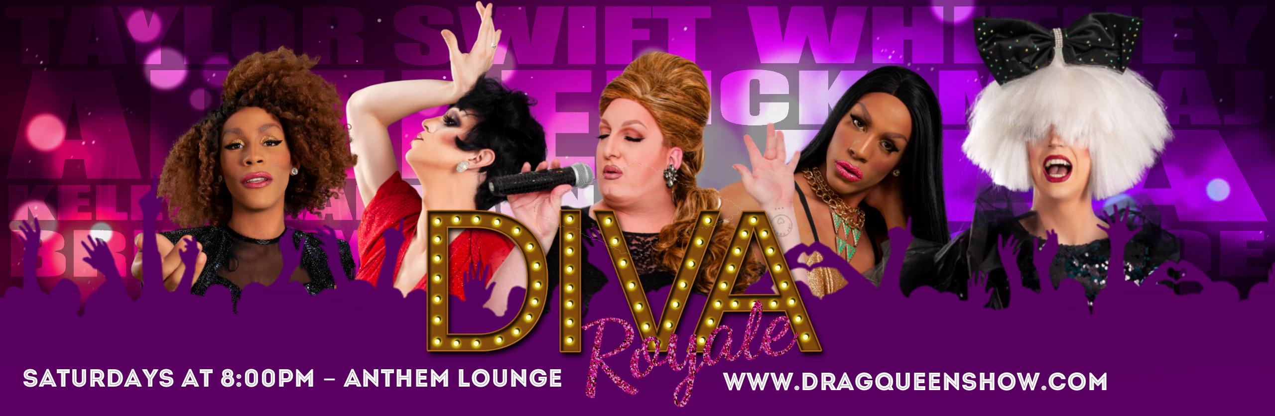 Diva Royale Drag Queen Show Atlantic City, NJ - Weekly Drag Queen Shows in AC - Perfect for Bachelorette & Bachelor Parties