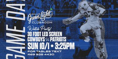 Cowboys vs. Patriots @ GLS Tickets, Sun, Oct 1, 2023 at 3:25 PM