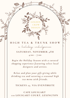 High Tea & Trunk Show Tickets, Sat, Nov 4, 2023 at 4:00 PM