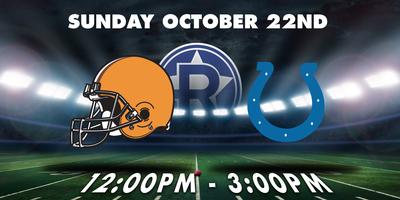 NFL SUNDAY! - Browns vs Colts - Football Watch Party Tickets, Sun, Oct 22,  2023 at 12:00 PM