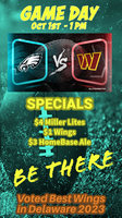 Eagles vs Commanders Game Watch, HomeBase Delaware, Wilmington