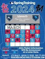 Cardinals Announce 2024 Spring Training Schedule 