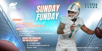 NFL Sunday Funday!! All The Games, All Day! Tickets, Multiple Dates