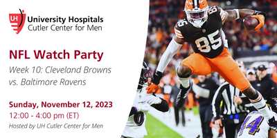 Baltimore Ravens vs Cleveland Browns watch party!