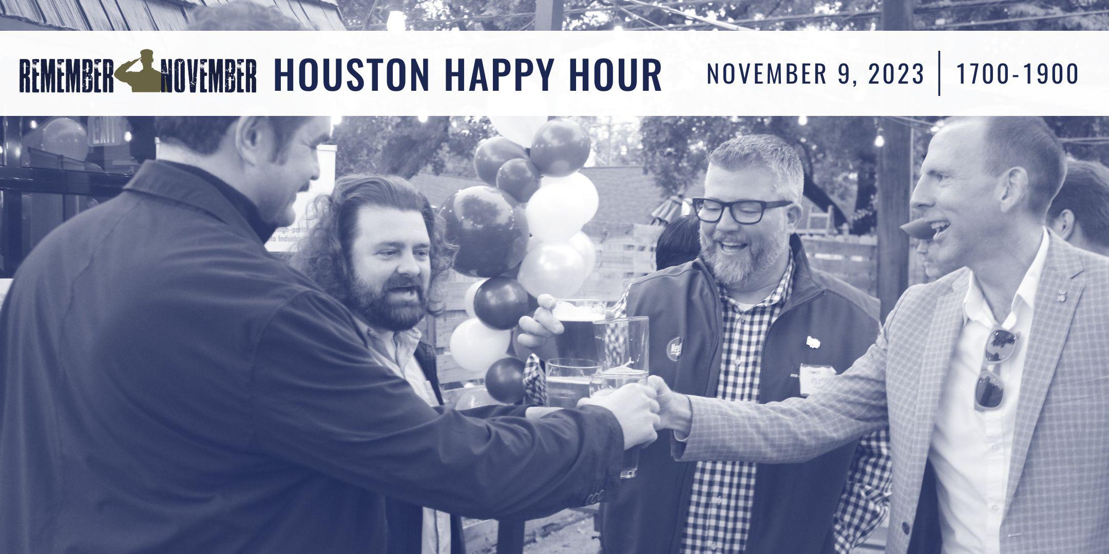 Remember November Houston Happy Hour Tickets, Thu, Nov 9, 2023 at 500