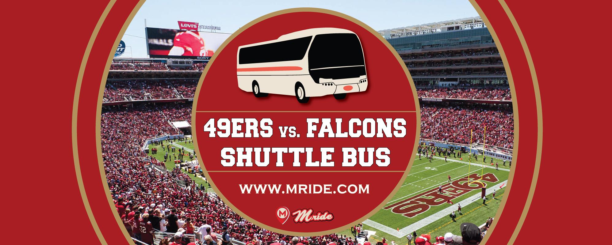 Niners vs. Falcons Levi’s Stadium Shuttle Bus