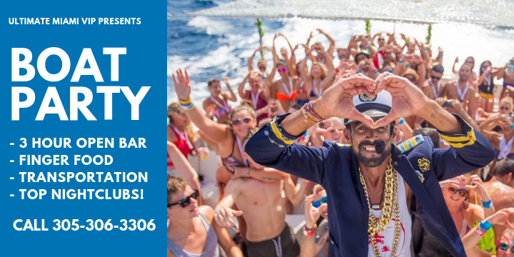 MIAMI BOOZE CRUISE & BOAT PARTY | 3 HOUR OPEN BAR + FOOD + DJ