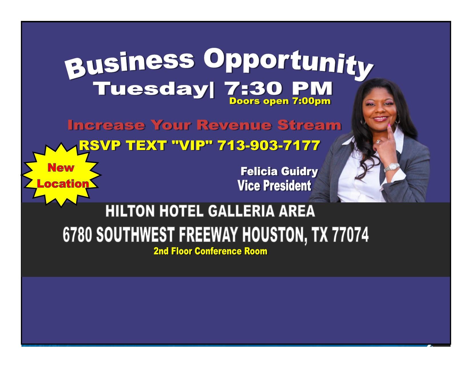 Business Opportunity -Felicia G.