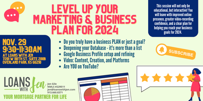 Level Up : Plan to Prosper in 2024 Registration, Fri, Dec 1, 2023 at 9:00  AM