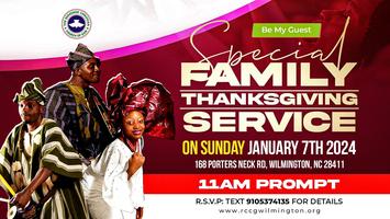 Special New Year thanksgiving 2024 Tickets, Sun, Jan 7, 2024 at 11:00 AM