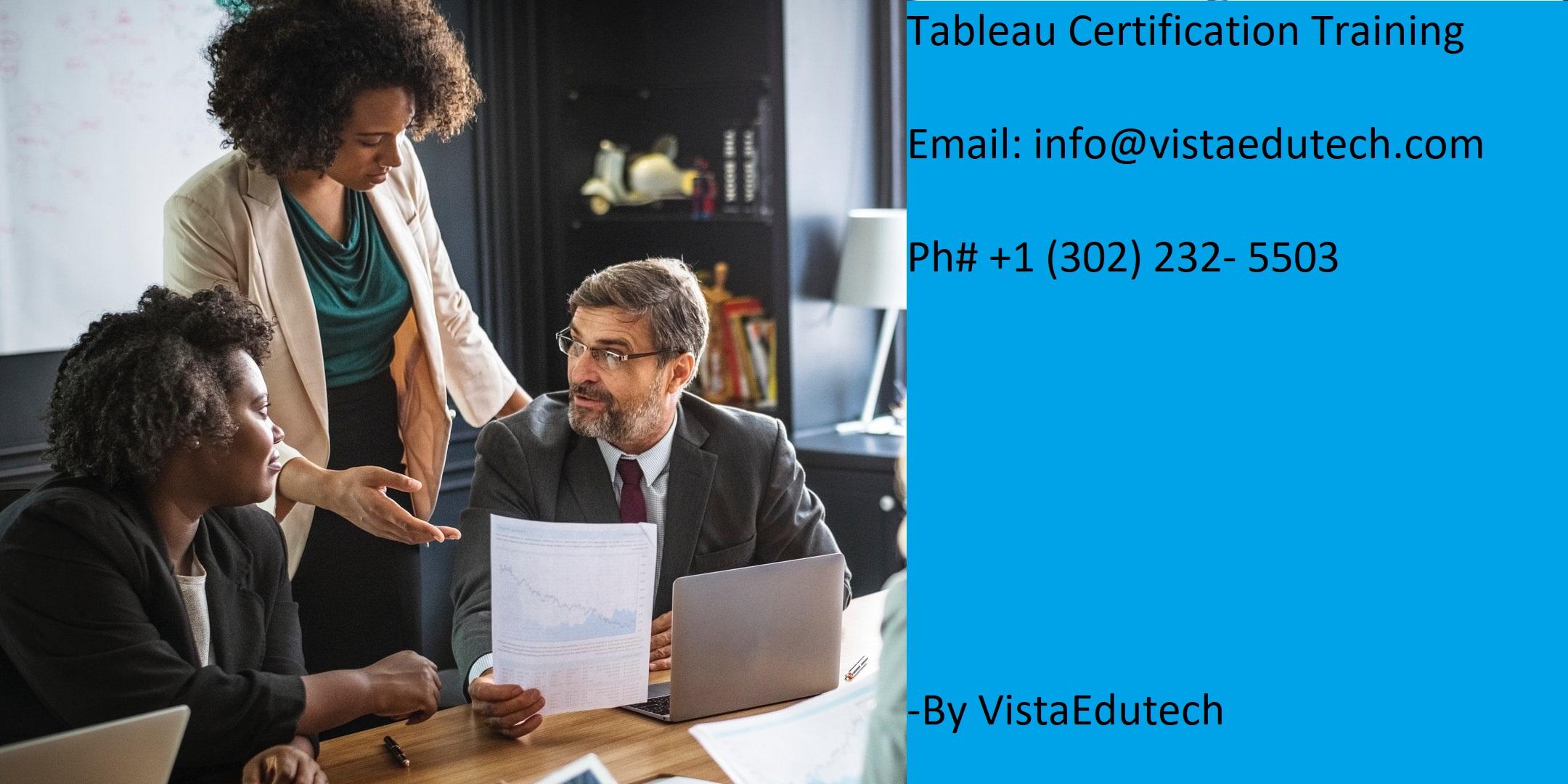 Tableau Certification Training in Corvallis, OR