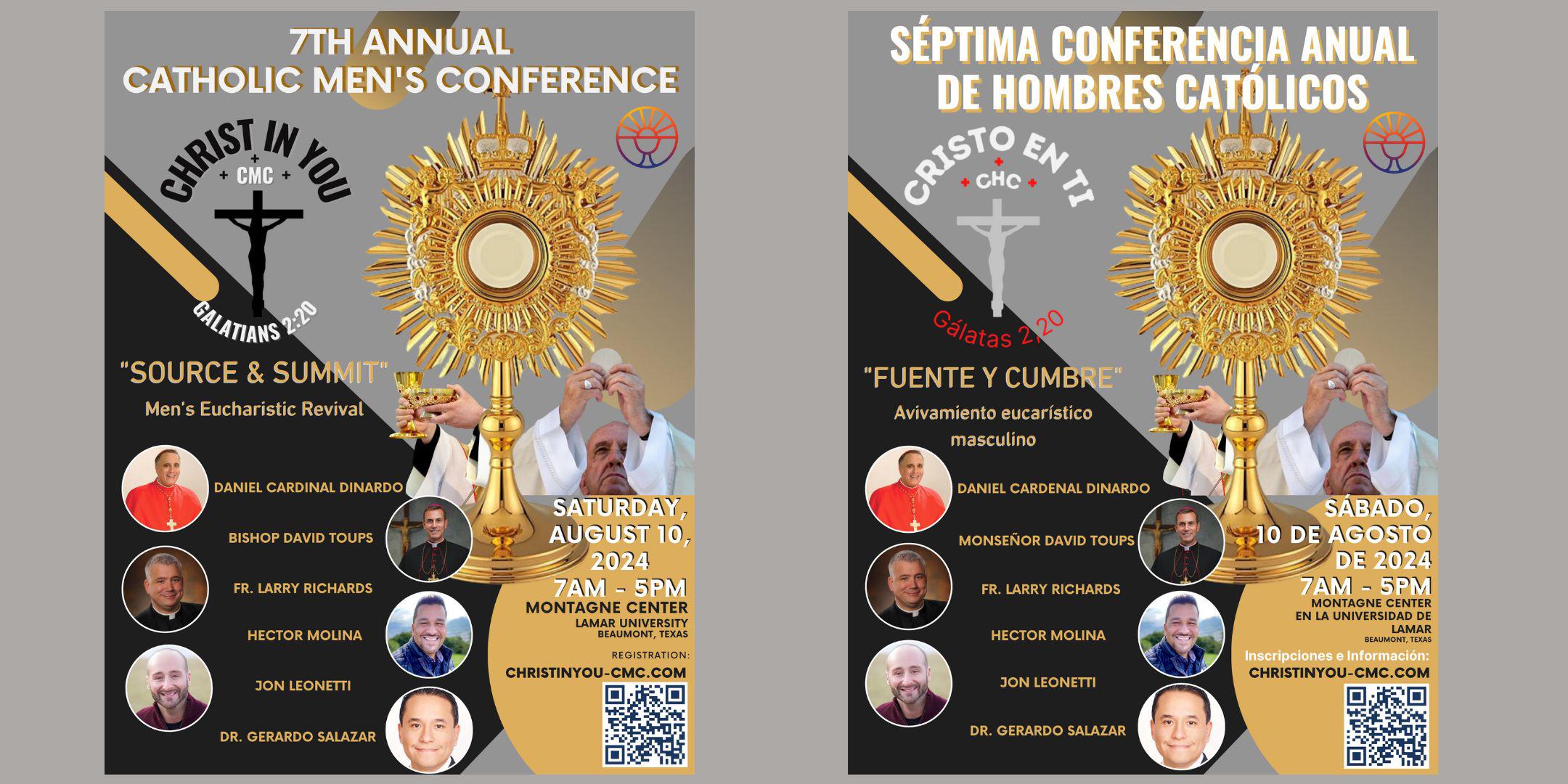 7th Annual Catholic Men s Conference Tickets Sat Aug 10 2024 at