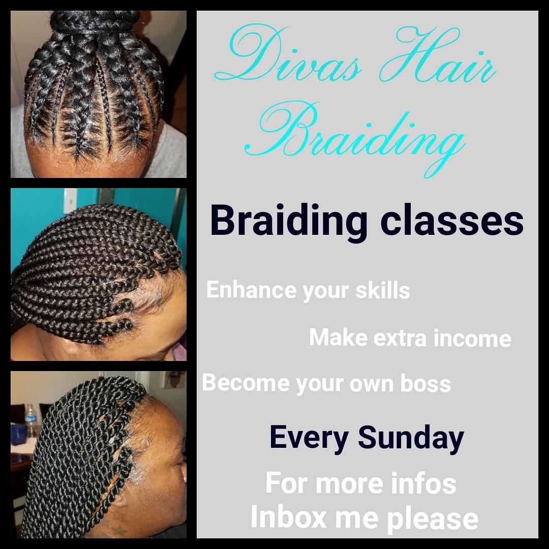 Divas hair Braiding classes 