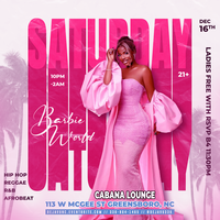 TUS PRESENTS, TOXIC THURSDAYS CANCER BASH, Cabana Lounge, Greensboro, July  6 to July 7