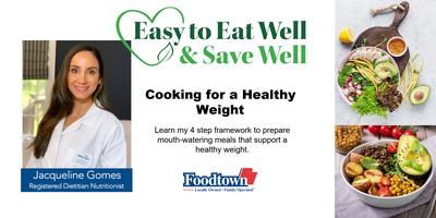 Cooking for a Healthy Weight Tickets, Wed, Jan 24, 2024 at 12:00 PM