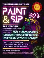 90's Paint & Sip Party Tickets, Sat, Feb 3, 2024 at 7:30 PM