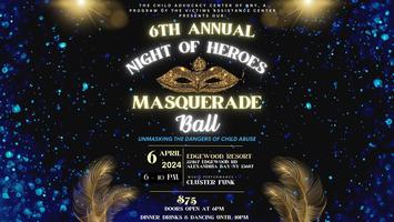 6th Annual Night of Heroes Masquerade Ball Tickets Sat Apr 6