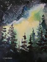 Galaxy Skies in watercolor for beginners Tickets, Sun, Feb 11, 2024 at  12:30 PM